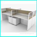 4 Seater Workstation with Panel Partition System